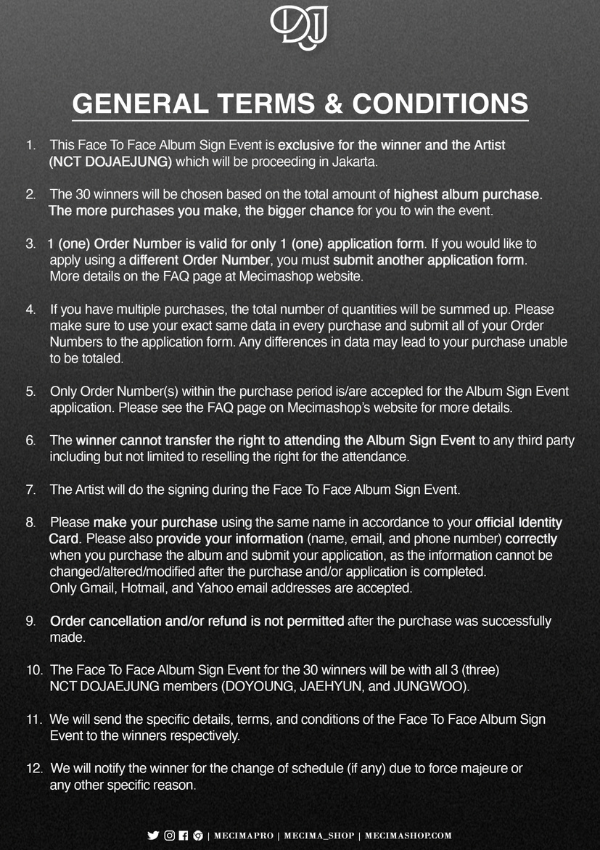 NCT DOJAEJUNG fan sign