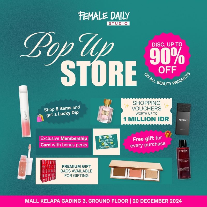 pop up store Female Daily Studio