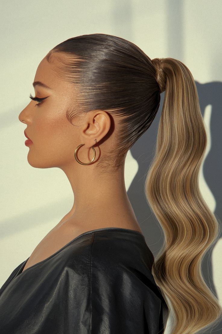 slick ponytail