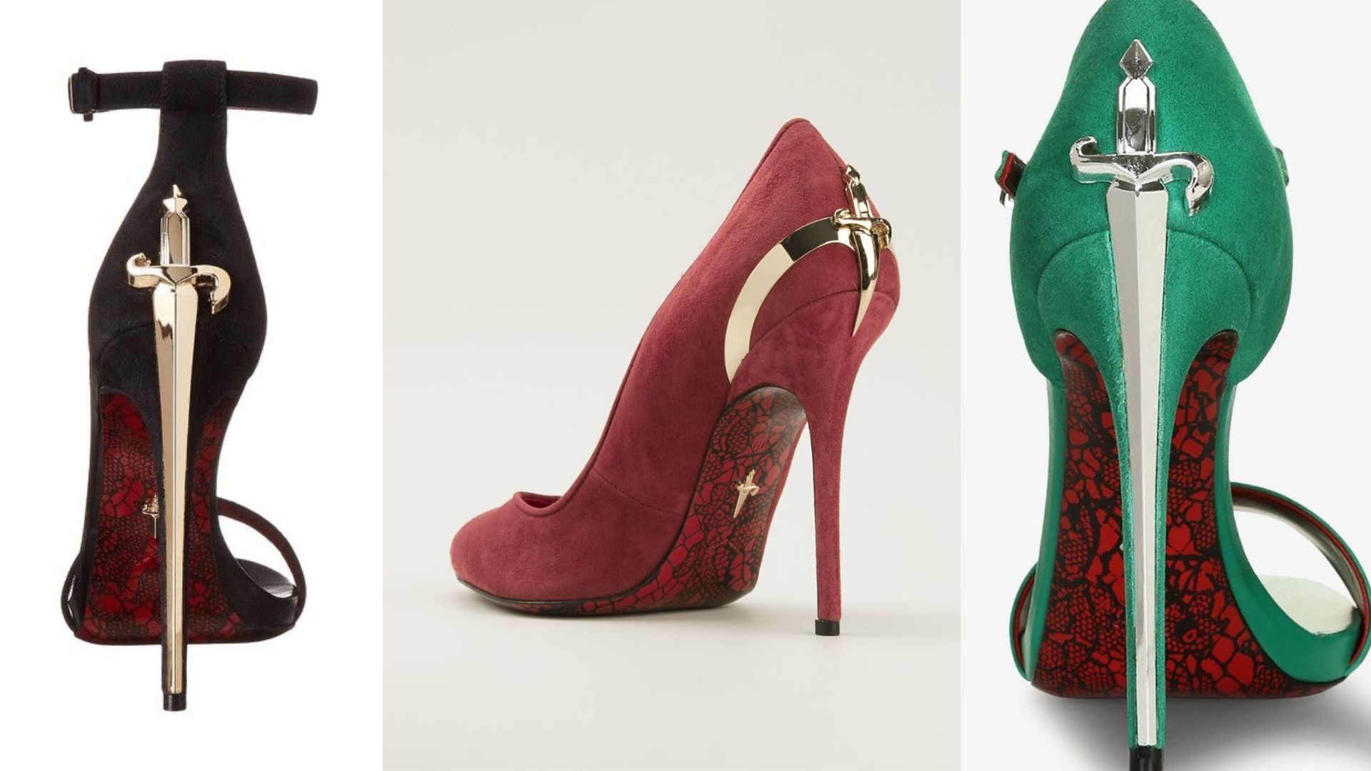 Paciotti heels red sole