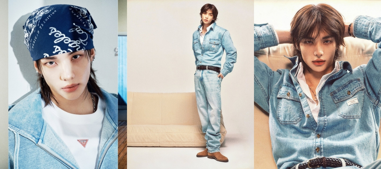 guess jeans hyunjin