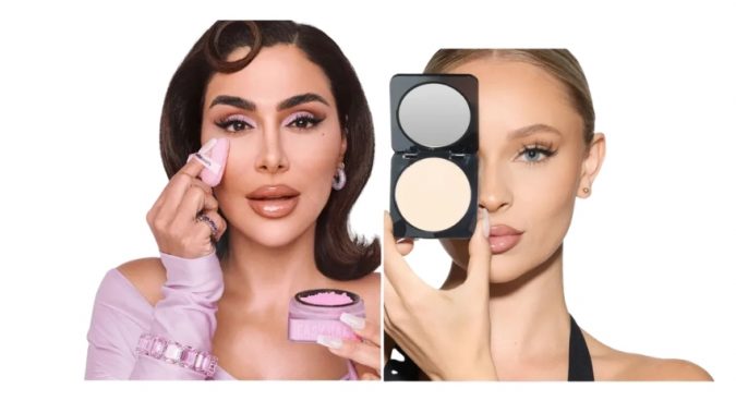 huda beauty loose powder vs pressed powder