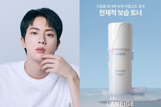 Laneige Umumumkan Jin BTS Sebagai Global Ambassador Pria Pertama Mereka