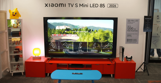 Nggak Cuma Buat Nonton, Xiaomi TV S Mini LED 2026 Bisa Jadi Teman Gaming hingga WFH