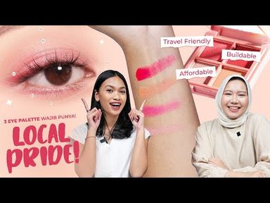 3 Eyeshadow Lokal Super Praktis! Pigmentasi Bagus dengan Harga Terjangkau
