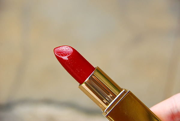 Female Daily Editorial Lipstick Monday AERIN Red Velvet