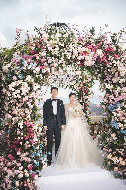 foto pernikahan Hyun Bin dan Son Ye Jin