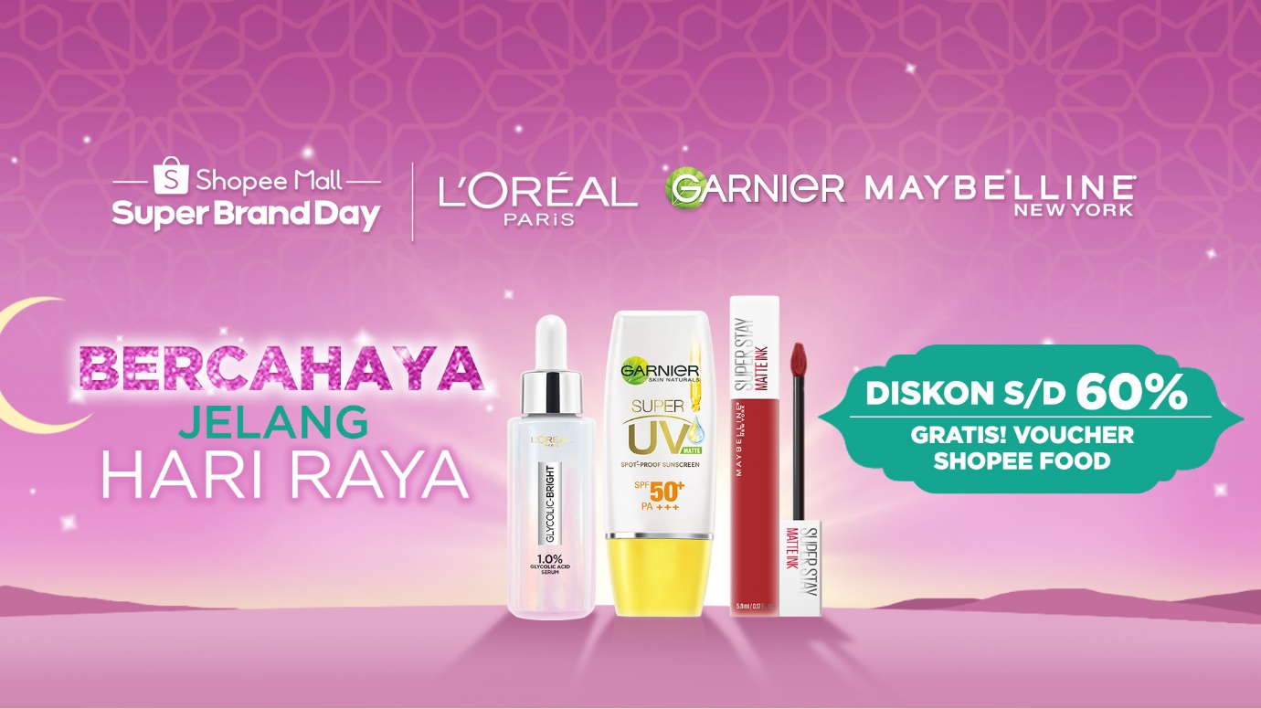 Rekomendasi produk makeup dan skincare untuk hari raya Shopee