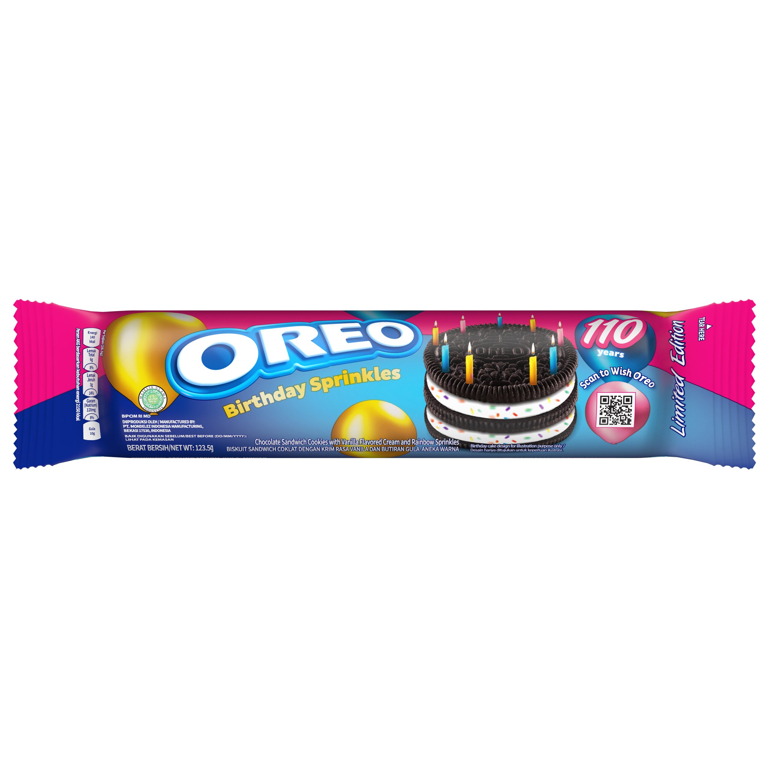 Oreo Ulang Tahun ke-110, adakan varian Birthday Cake Flavour