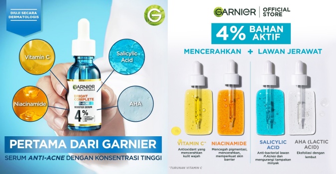 Garnier Bright Complete Anti Acne Serum