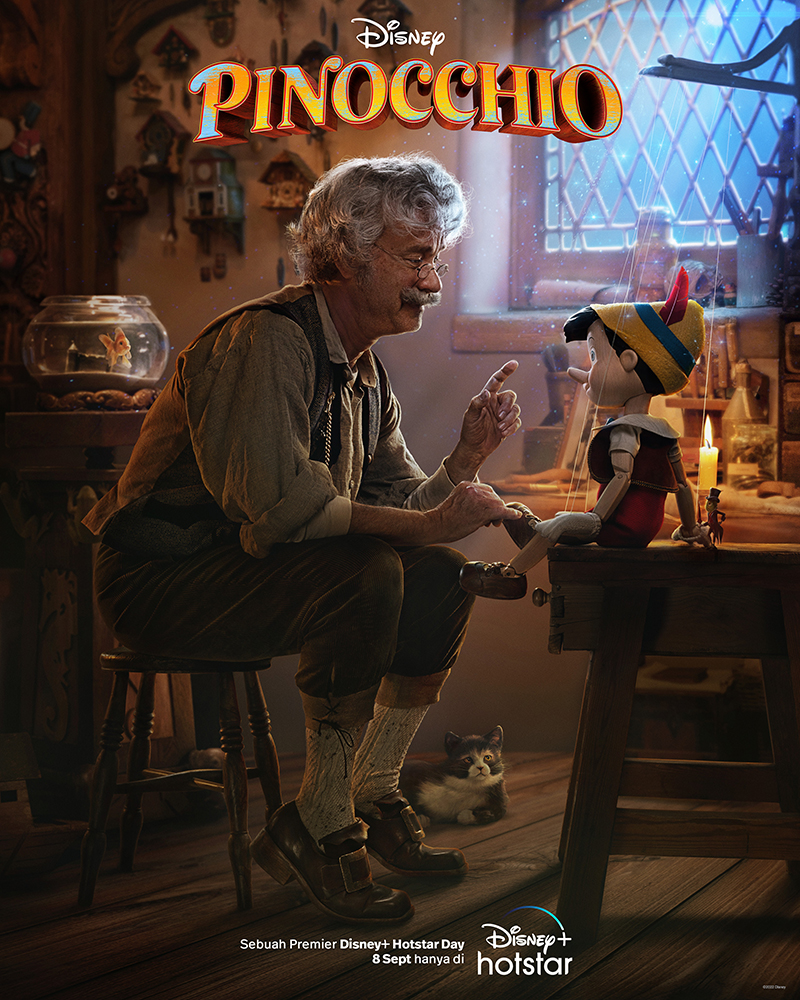 Pinocchio Live-Action 2022 poster