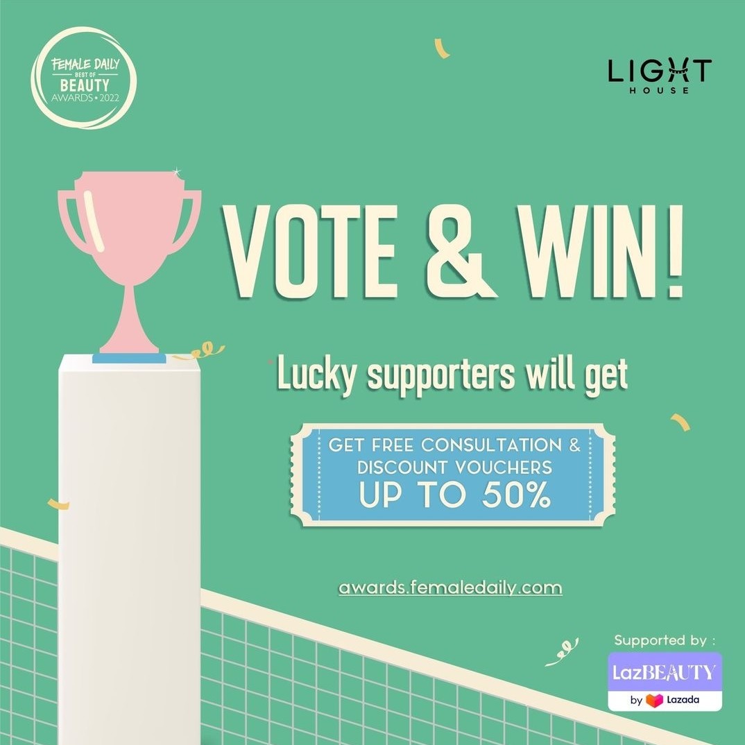 Vote & Win Female Daily Best of Beauty Awards 2022 - Light House