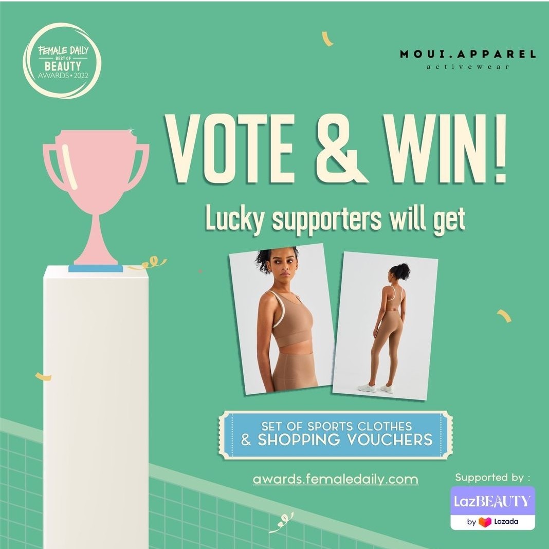 Vote & Win Female Daily Best of Beauty Awards 2022 - Moui