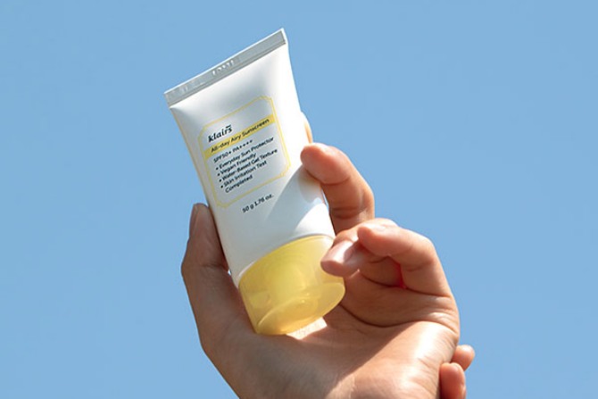 sunscreen klairs yang ringan