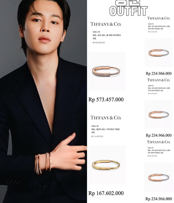 Gelang tiffany sale and co