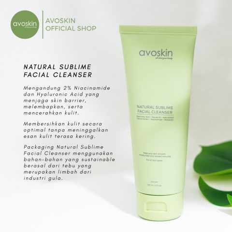 Gentle Facial Wash Avoskin Natural Sublime Facial Cleanser