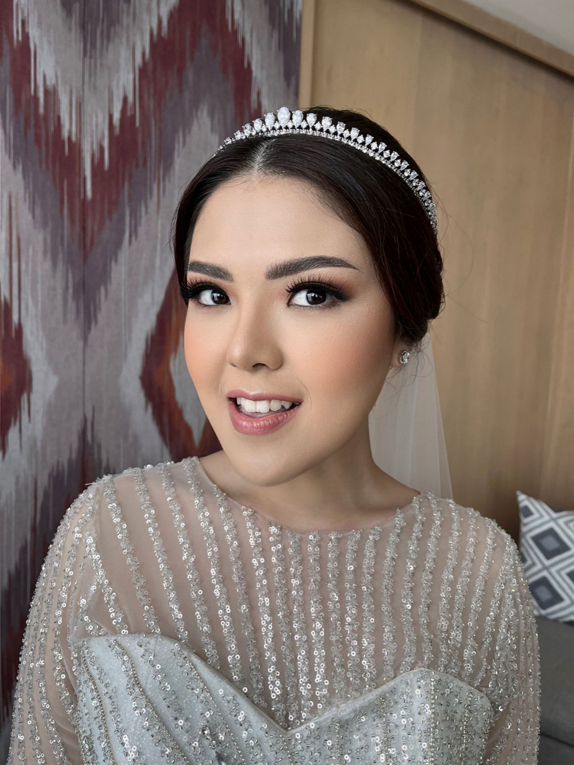 Makeup Tina Tun untuk pernikahan