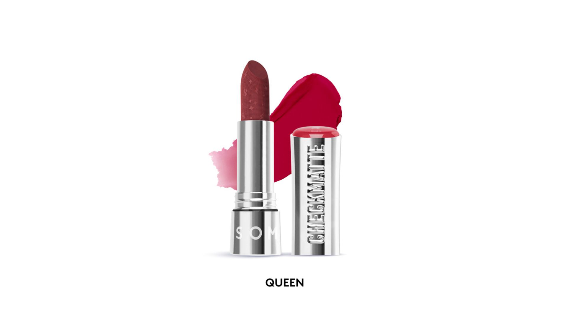somethinc checkmatte queen red lips