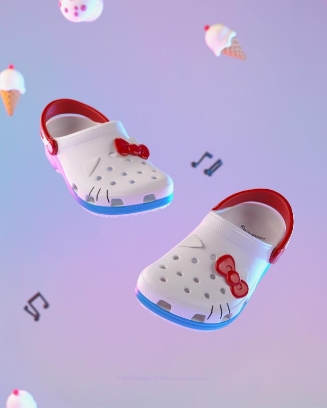 Crocs X Hello Kitty