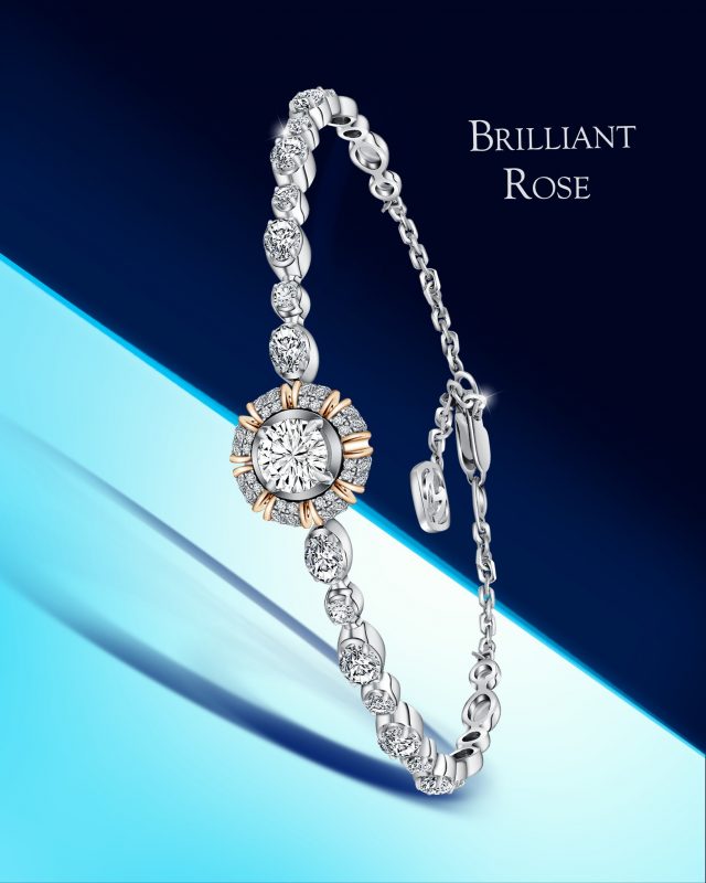cincin berlian Mondial Brilliant Rose