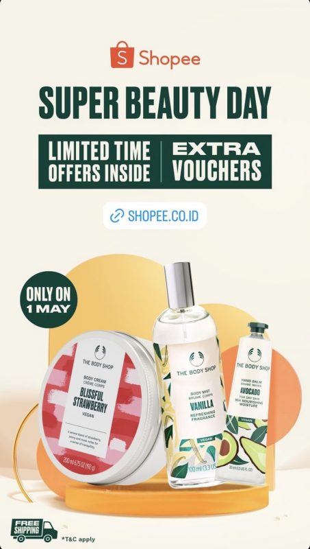 Promo May Day The Body Shop