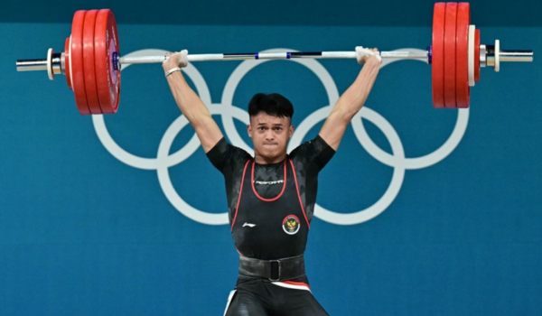 Rizki Juniansyah di Olimpiade Paris 2024