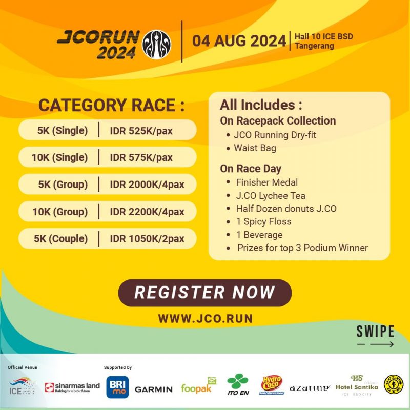 JCo Run, Marathon bulan Agustus