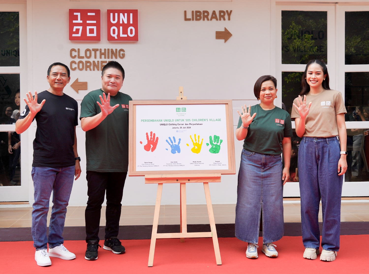 Gandeng Maudy Ayunda, UNIQLO Resmikan Clothing Corner dan Peremajaan Perpustakaan untuk SOS Children’s Village!