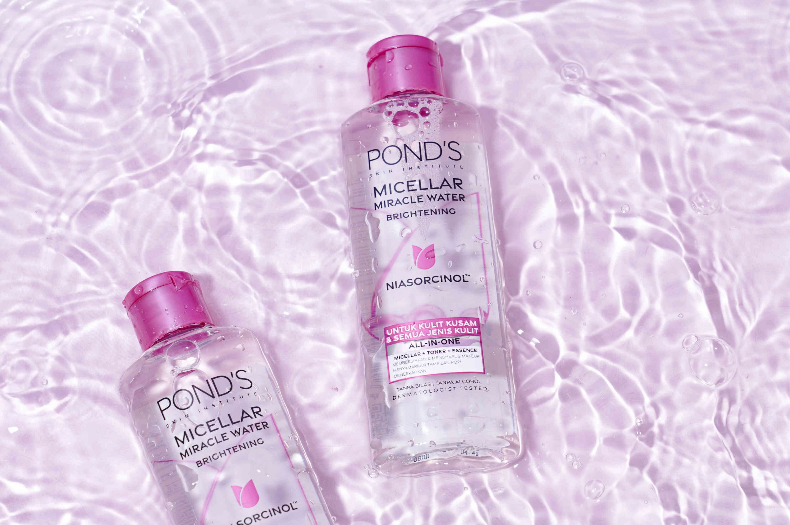 pond's micellar miracle water brightening