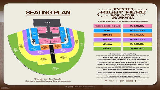 harga tiket konser seventeen jakarta