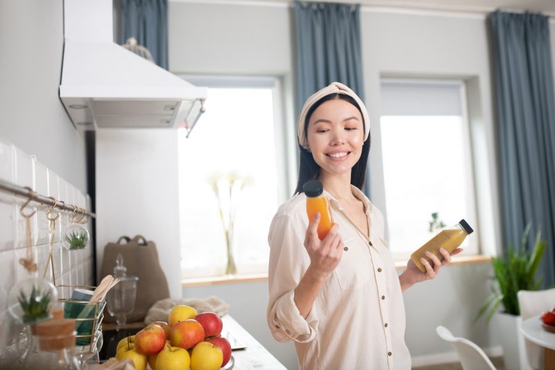 pola makan seimbang dengan cold pressed juice