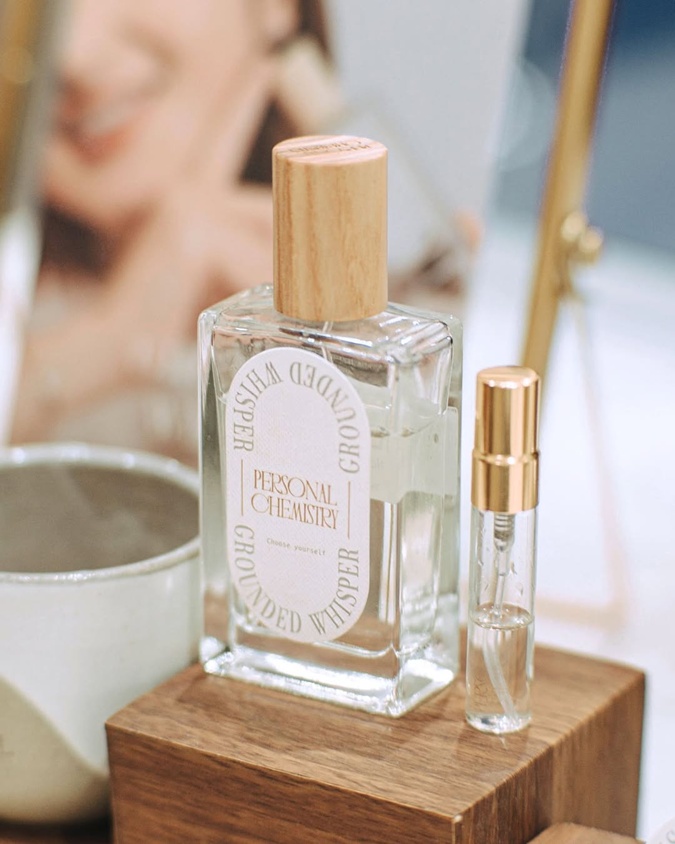 Grounded Whisper Personal Chemistry parfum lokal powdery