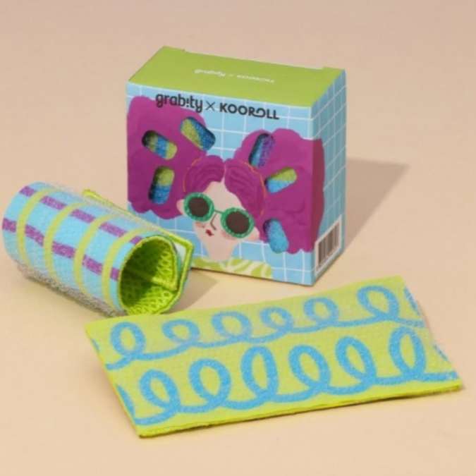 roll rambut tipis kooroll