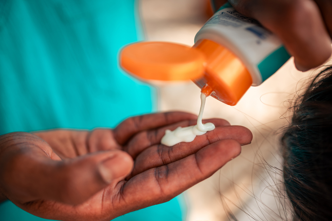 Post laser sunscreen