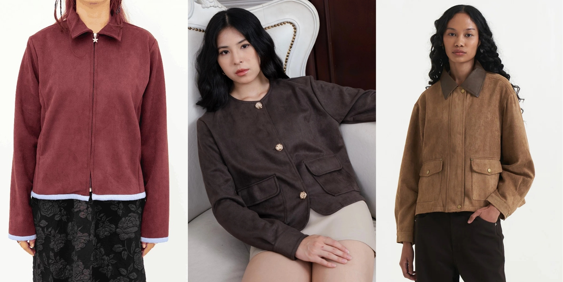 outerwear suede jacket