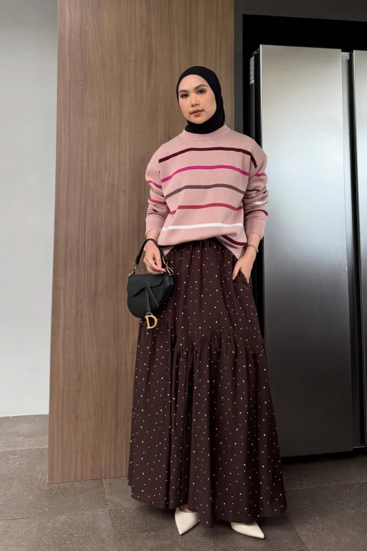 polkadot skirt lokal