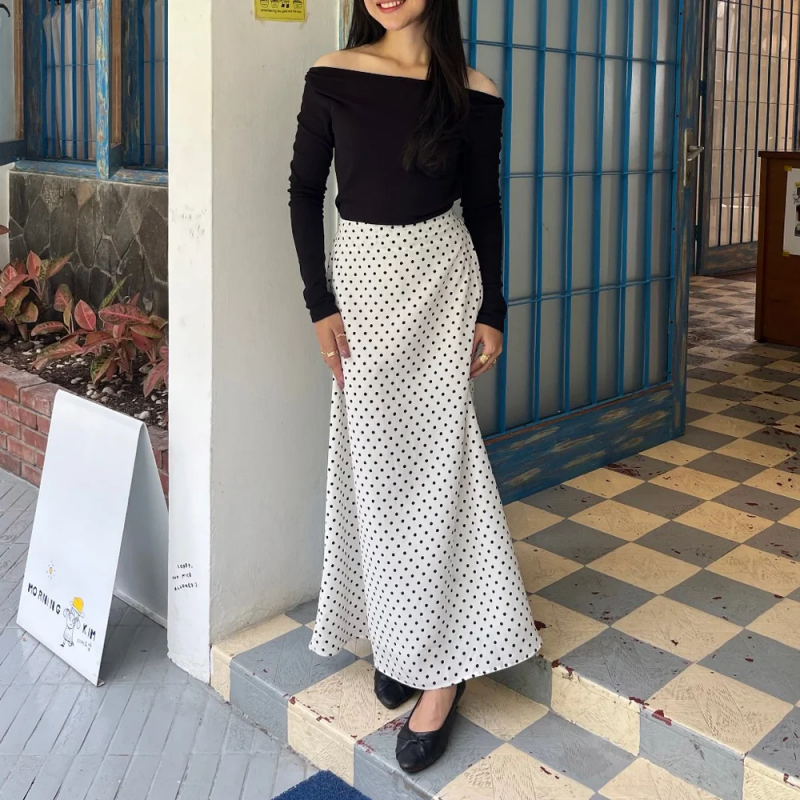polkadot skirt lokal