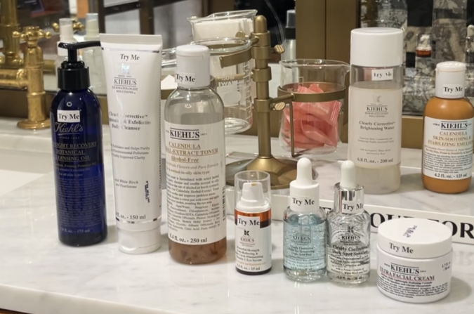 kiehl's facial room