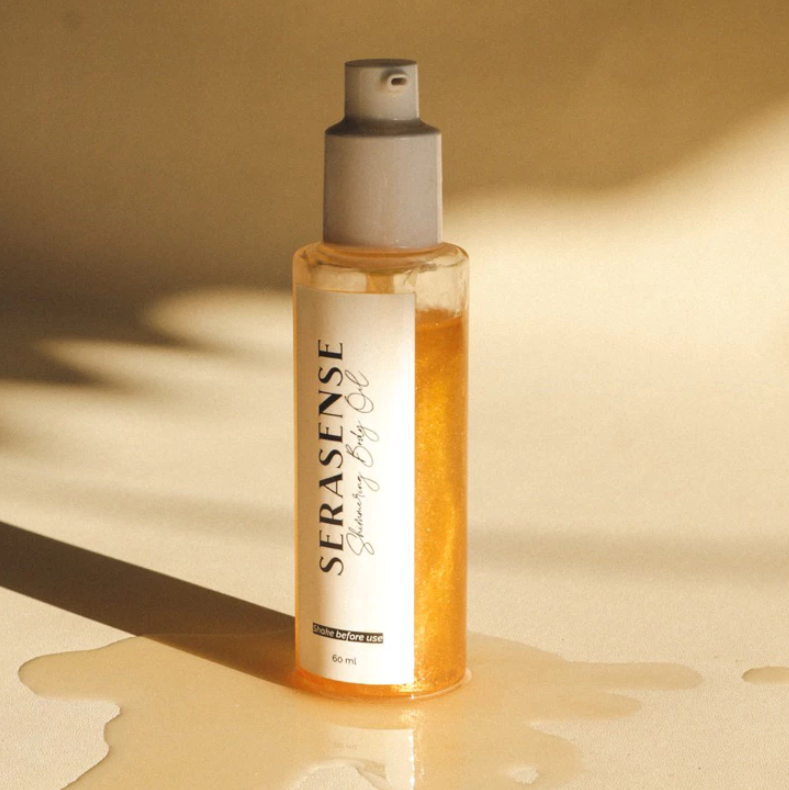 body shimmer untuk konser